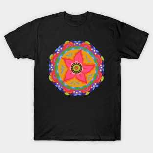 Boho Floral Round T-Shirt